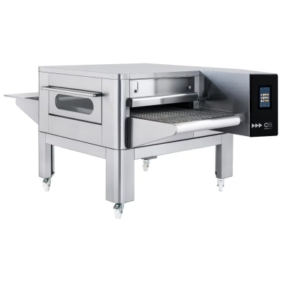 Four convoyeur électrique pizza pain pâtisserie 15 pizzas de Ø 30 cm par heure
